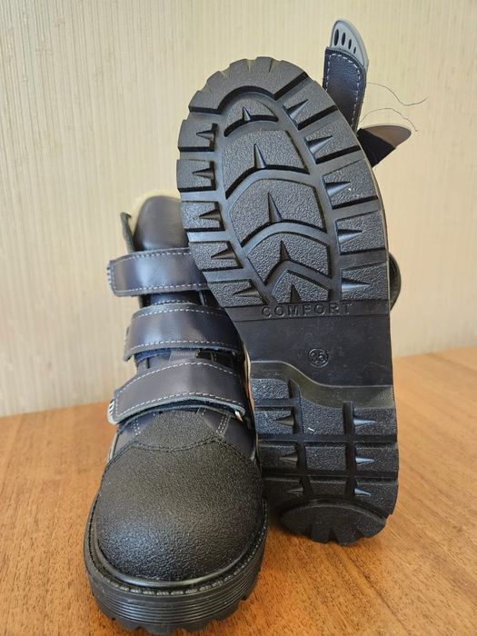 сапожки детские кожаные