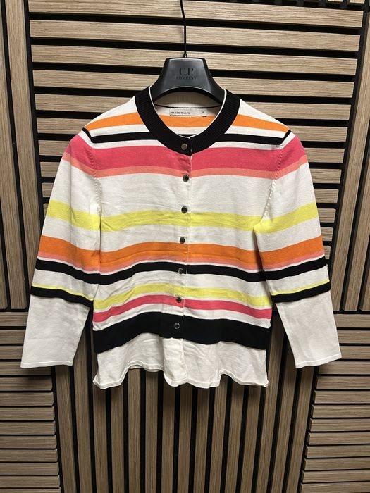 Karen Millen : Striped Knit Premium Cardigan -размер 4/ S-М Оригинал