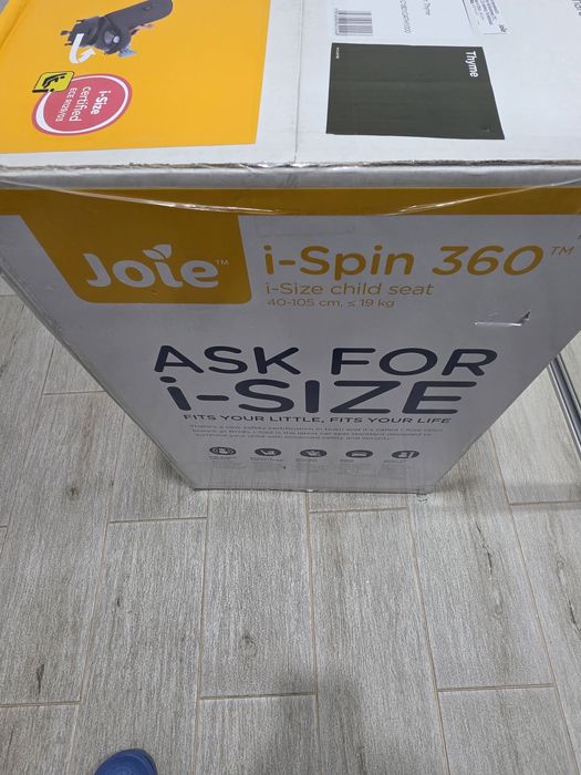 Scaun auto I-Spin 360, Thyme, Joie