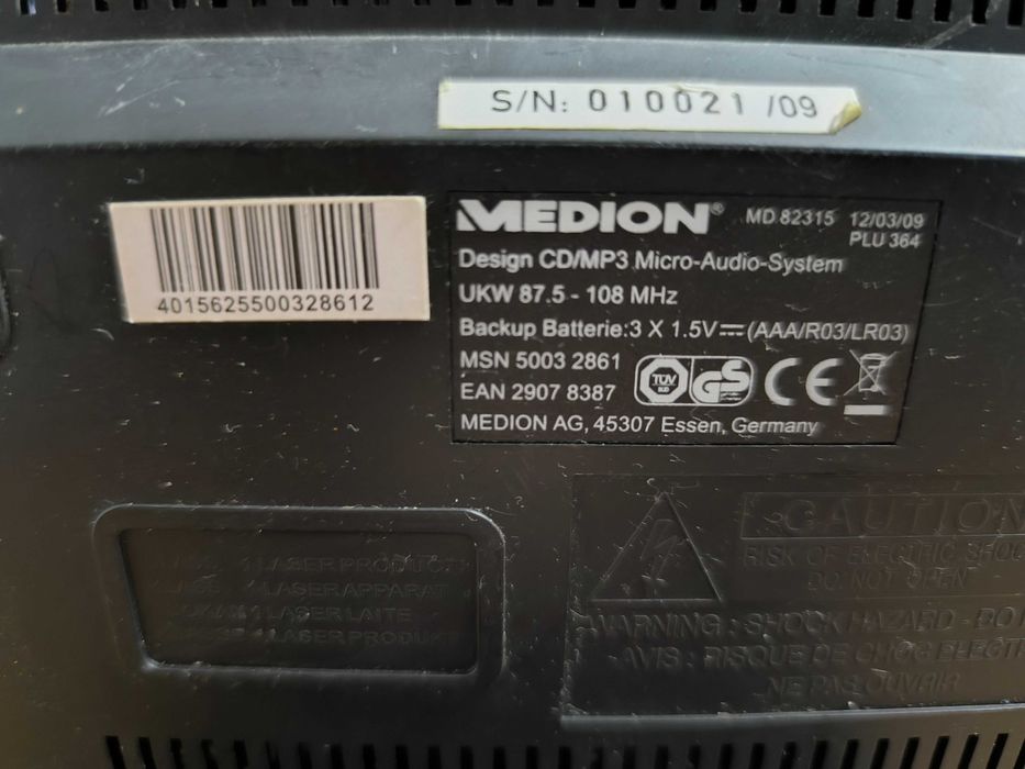 Supersound MEDION Sistem 4 in 1(CD-DVD,stick,card si inouput)