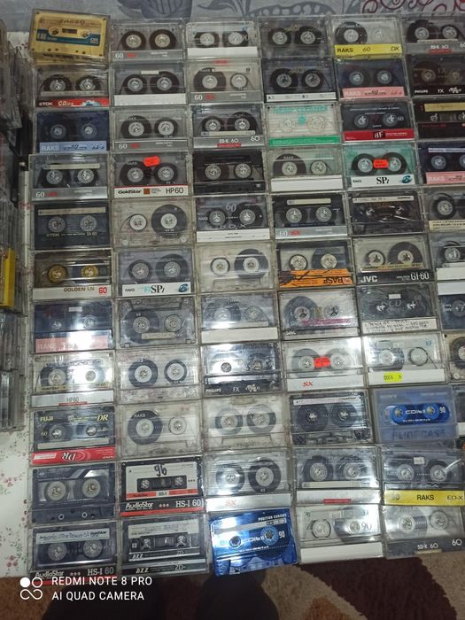 Casete audio raks goldstar Philips etc