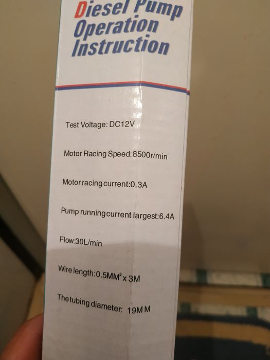 Насос для перекачки диз топлива