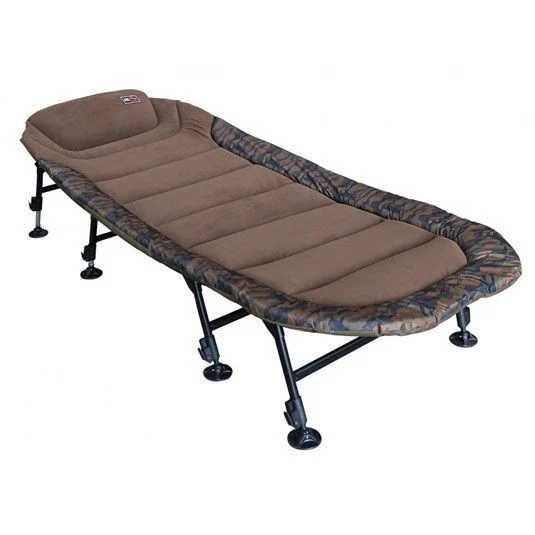 Pat Pescuit ZFISH CONDOR Bedchair Camo - 8 Picioare - 203 x 85 cm