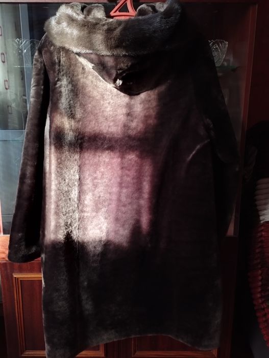 Шуба из мутона р,56