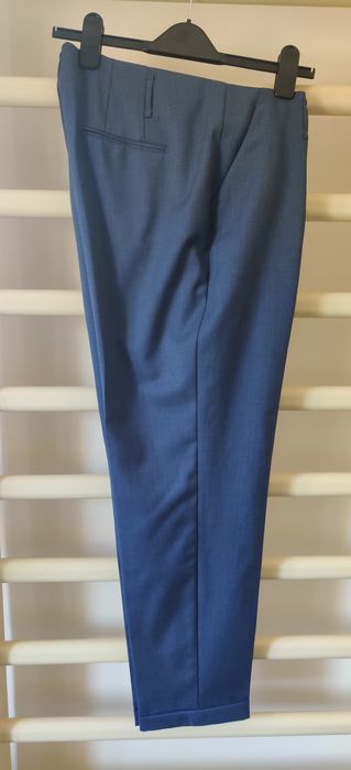 Costum office Dika cu pantaloni albastru deschis