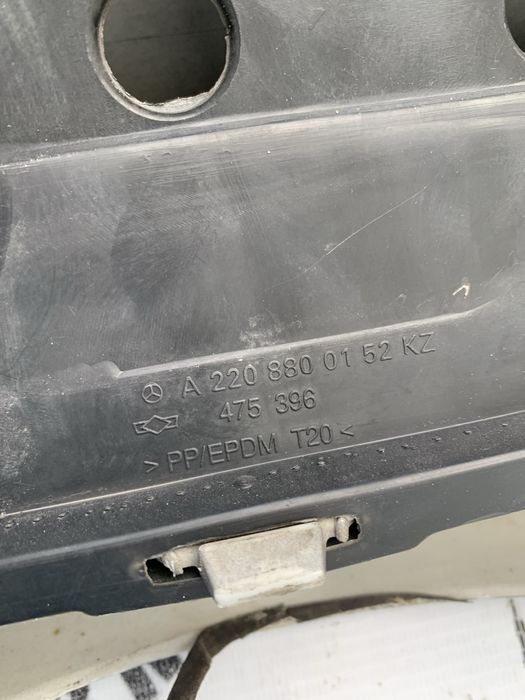 Бампер 220 кузов S klass