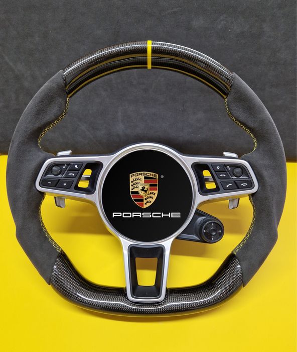 Volan Porsche carbon alcantara custom