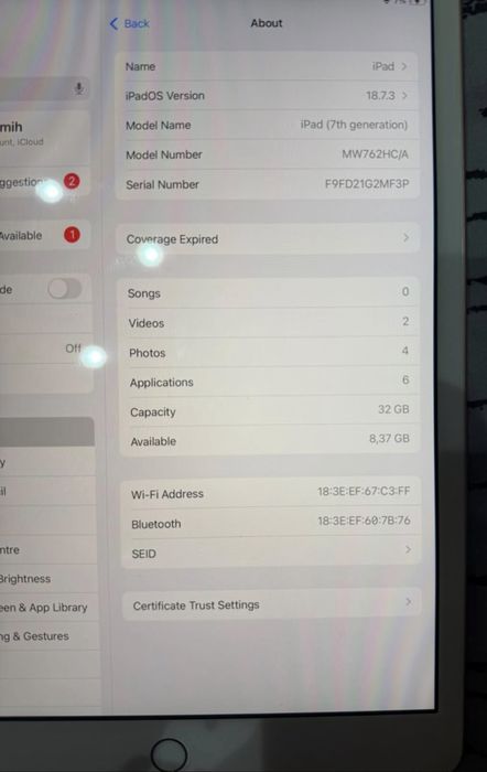 iPad 10.2” (2019) 7th Gen – отлично състояние
