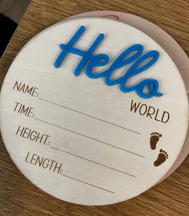 Дървени плакети и месечинки