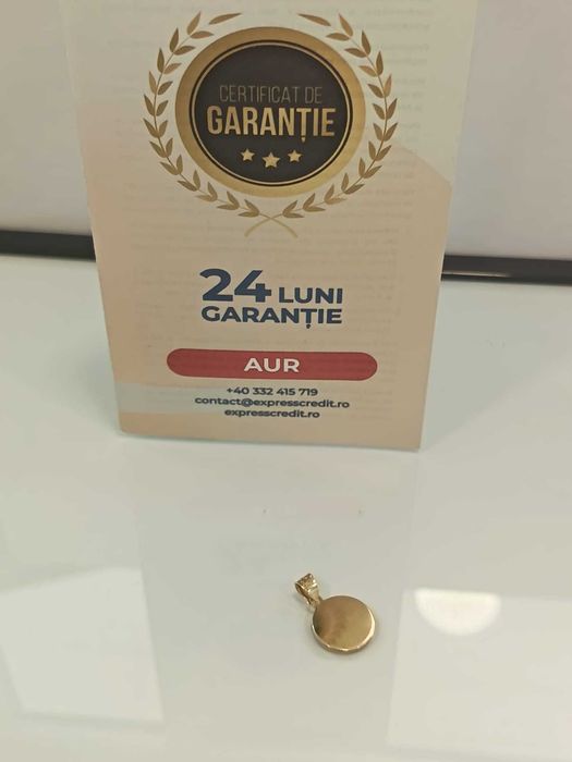 (AG41) Pandativ aur 14K b5929.2 Certificat de garantie