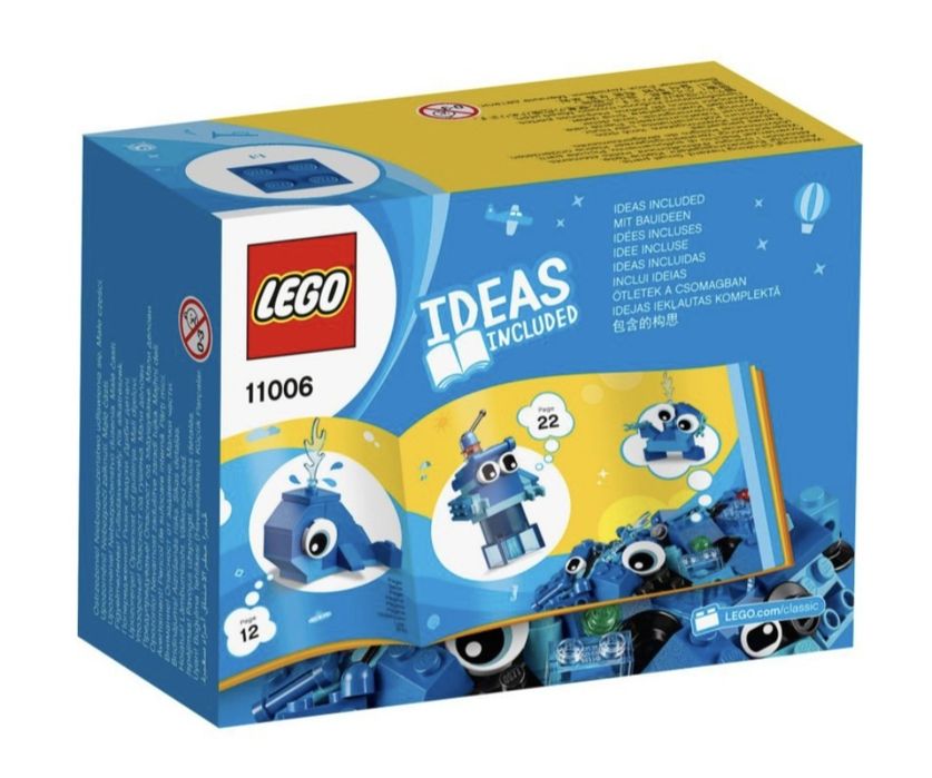 LEGO Classic Творчески сини тухлички 11006