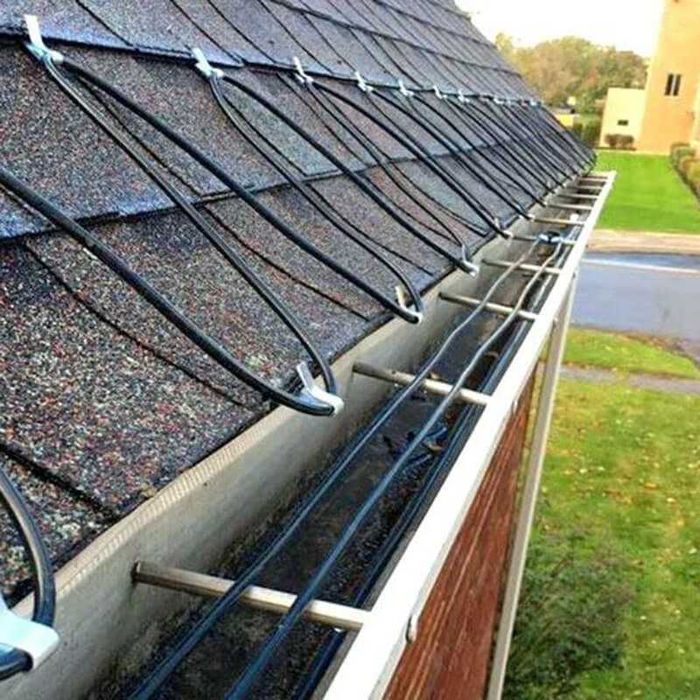 за 1 день греющий кабель • для водостока