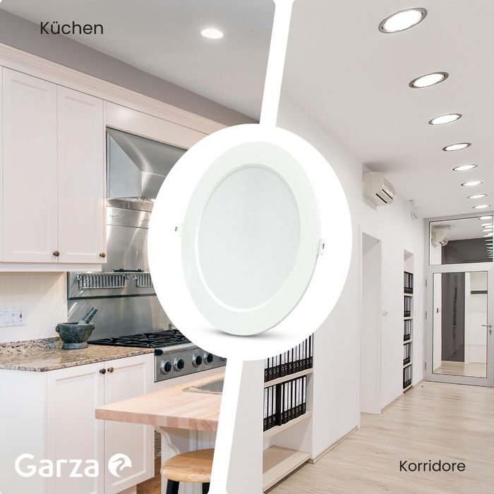 Pachet de 3+1 spoturi LED încastrate 18 W, 4000 K (lumină neutră