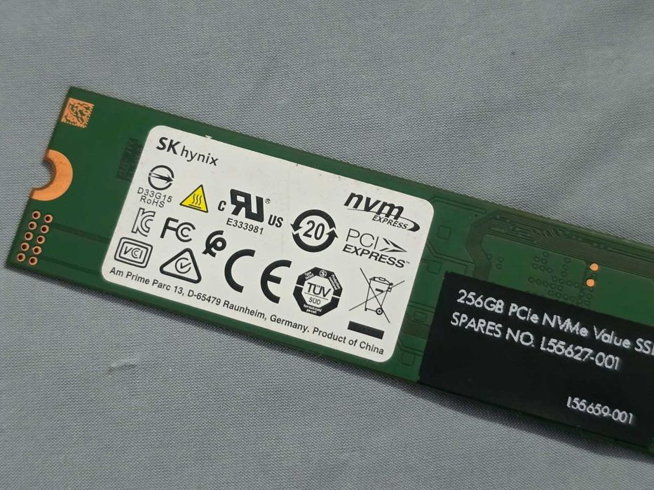 Solid State Drive SSD M.2 NVMe SK Hynix BC501 256GB PCIe Gen3 x2