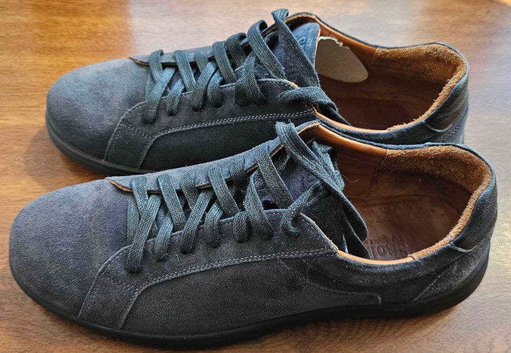 Кеды из натуральной замши