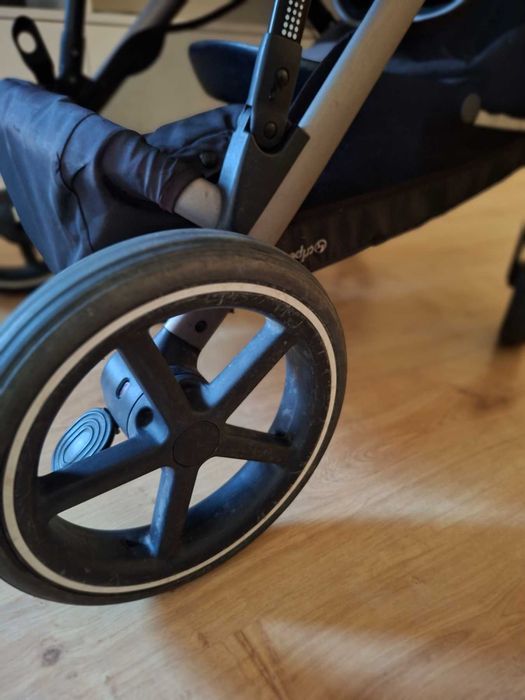 Бебешка количка за близнаци Cybex Gazelle S - сива