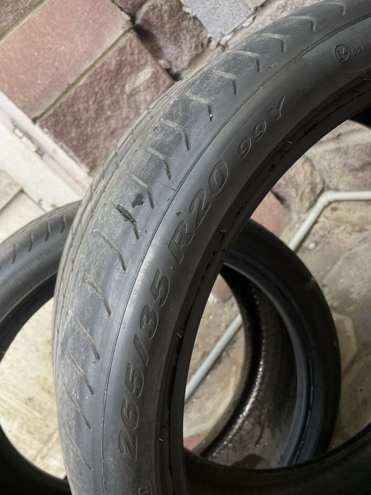 Резина Pirelli б/у размер 265/35R20