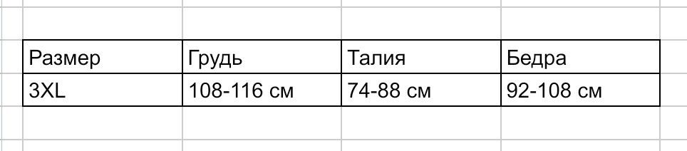 Купальник раздельный большой