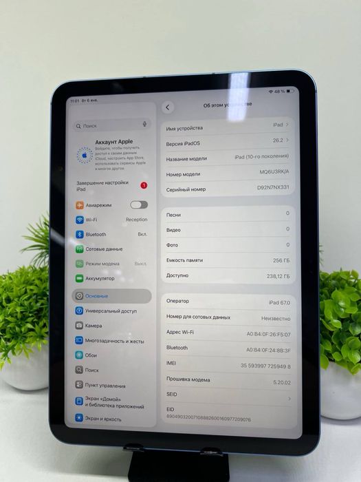 iPad 10-inch 256 Gb 2024