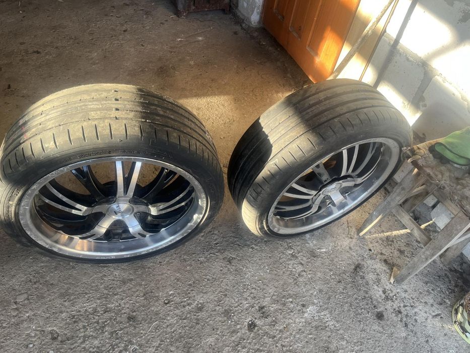 Se vand set 4 jante Franken r18  la pretul de 1200 lei