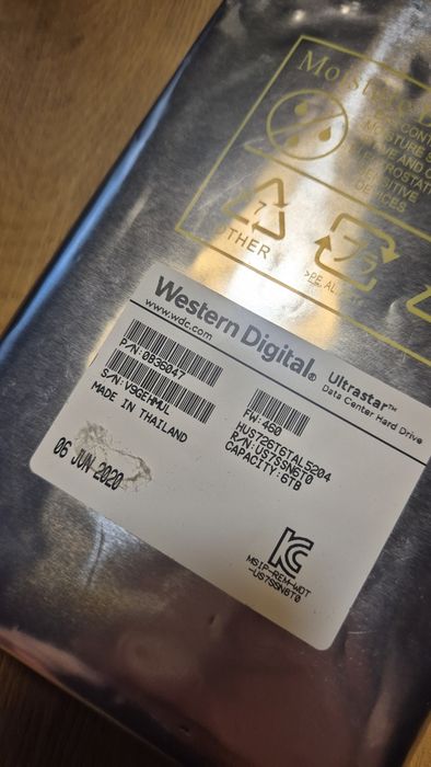 Western Digital 6tb SAS