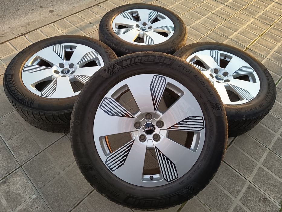 3 комплекта джанти за Audi 19" и 20" 5x112 с гуми 255/55/19 и 255/50/20 Q5 Q7 Q8 Etron