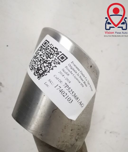 Порше Кайен / Porsche Cayenne Оригинален краен изпускателен тръбопрово