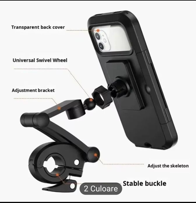 Vând suport telefon pt motocicletă/ATV/scuter/bicicletă