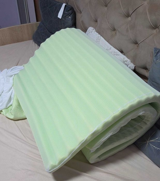 Topper saltea Dormeo Aloe Vera 5Z, 70 x 190 cm, cu spuma Orthocell