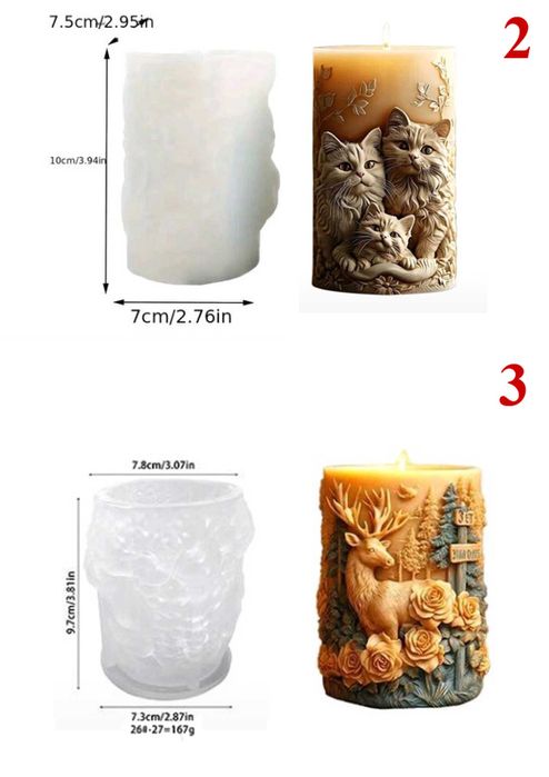 Неизползвани силиконови форми / молдове