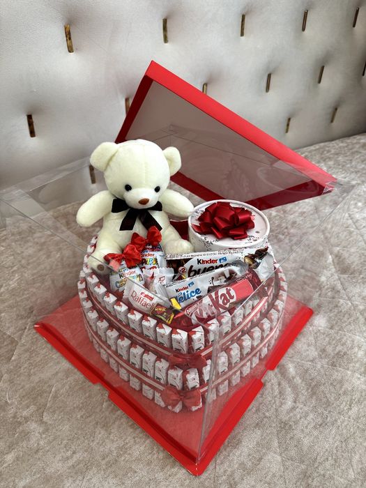 Киндер бокс | Киндер Алматы | Подарок девушке | Сладкий бокс