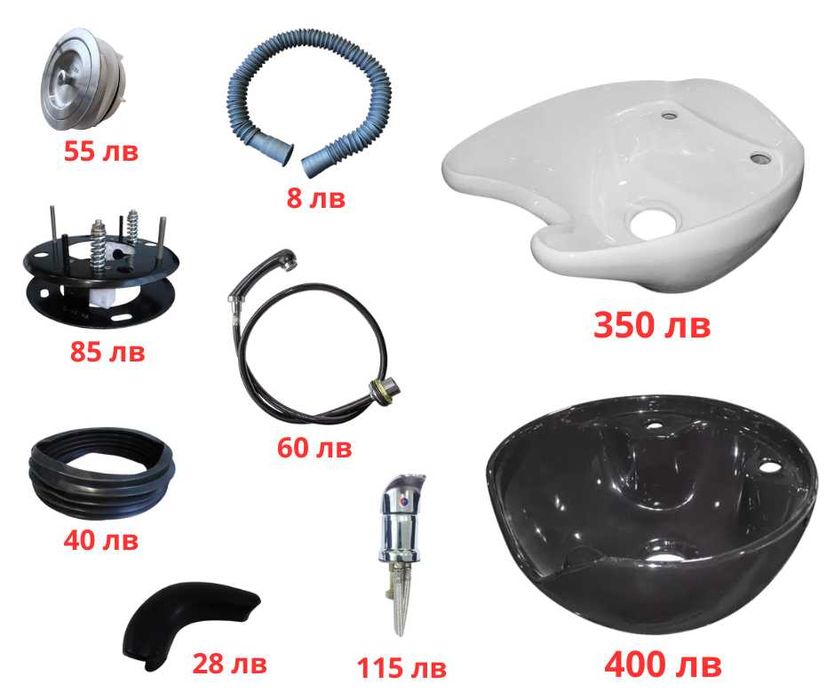 Всичко необходимо за Вашата измивна колона - керамики, резервни части