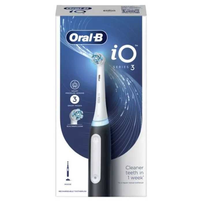 Oral-B iO S3 Black Електрическа четка за зъби черна