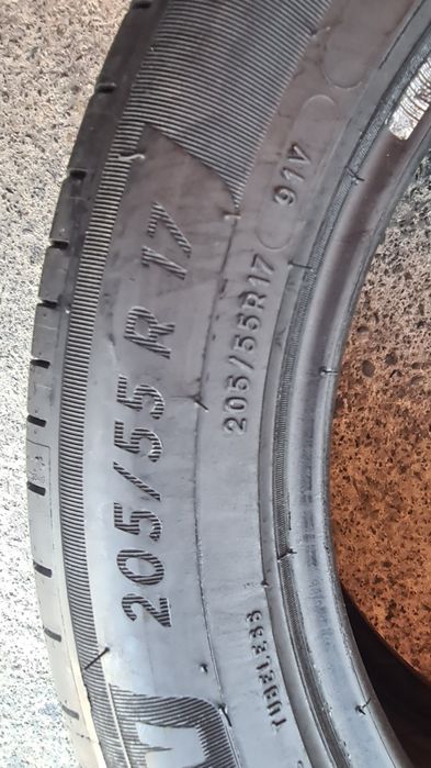 4 anvelope vara Michelin 205/55/17,ca noi.