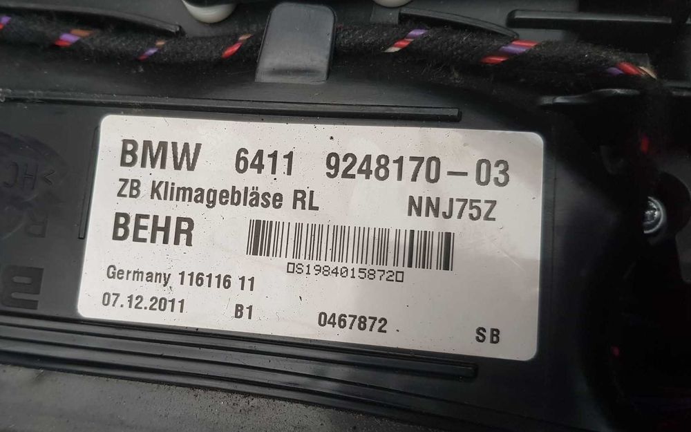 Aeroterma Panou clima Releu rezistenta BMW F10 E83 F30 E70 E90 E60