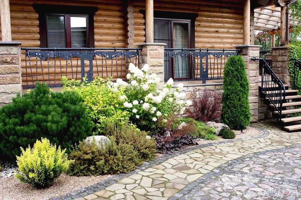 Озеленение уход  участка дома дача 
Примеры работ