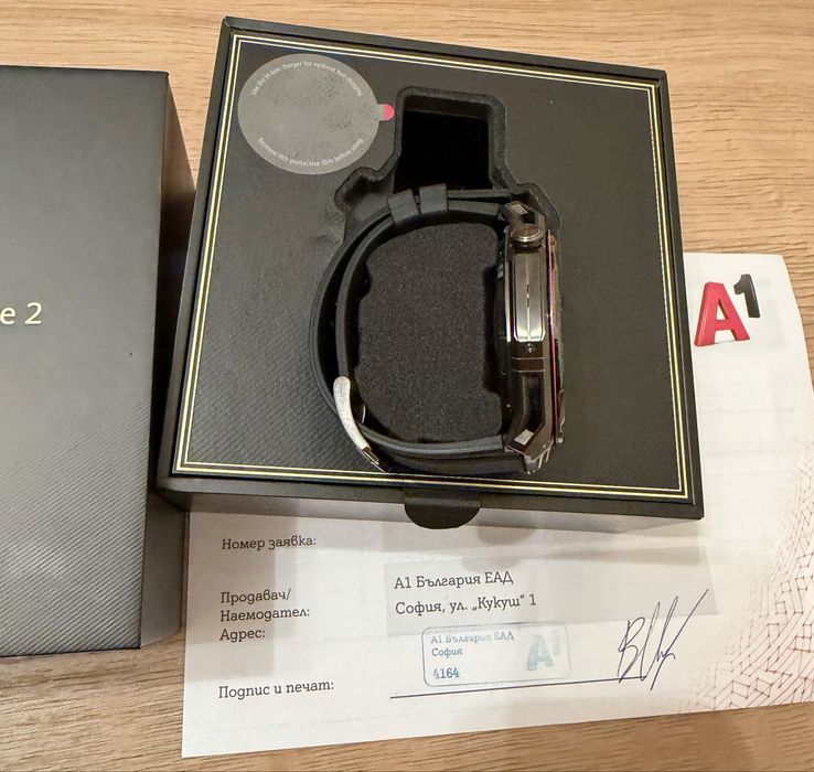 КАТО НОВ Huawei Watch Ultimate 24м. ГАРАНЦИЯ