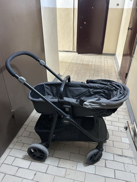 Коляска трансформер Graco Transform Slate, черный