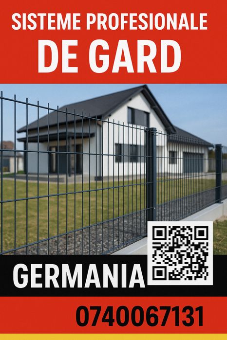 Gard Panou 2D 8/6/8 Germania Plasa de gard Stalpi nu bordurat