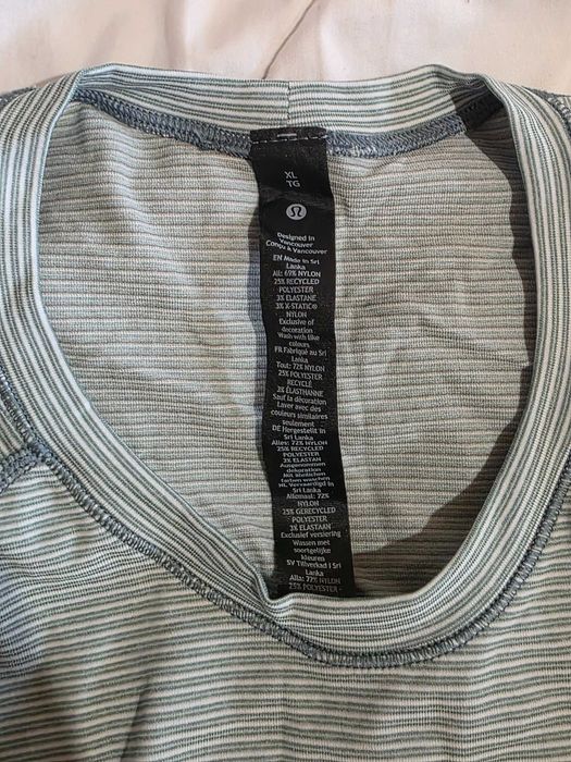 Нова Lululemon Metal Vent Tech SS 2.0 Мъжка Тениска Спорт Ежедневна XL