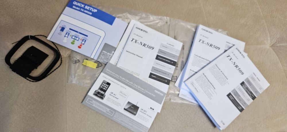 Onkyo TX-NR 509 AV Receiver Amplifier ресивър усилвател + Onkyo UP A1