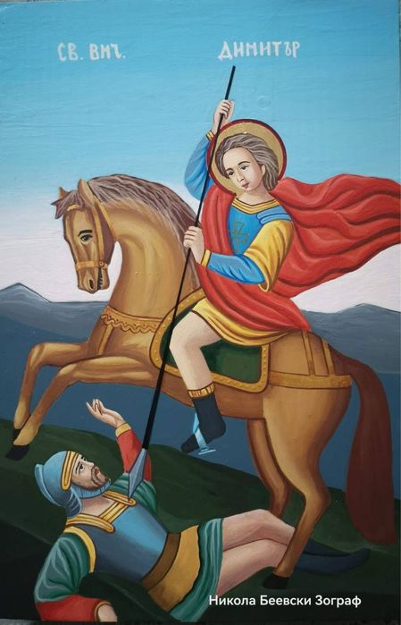 Ръчно изографисани икони по стар метод