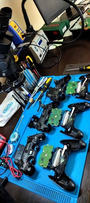 Сервиз за ремонт и профилактика PS3 PS4 PS5 Xbox PlayStation DualShock