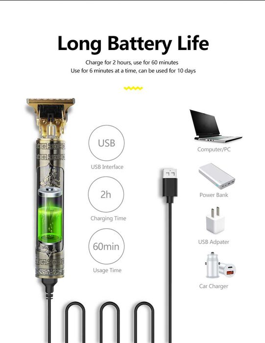 Masina de tuns barba si parul VITANGE T9