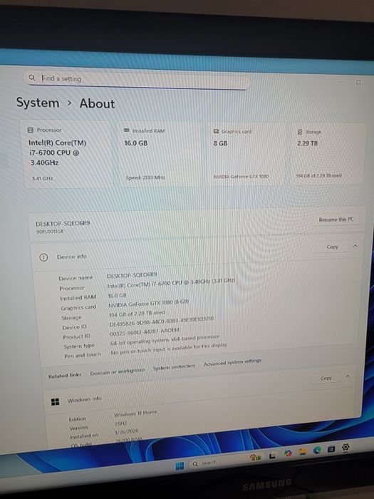 Pc Lenovo Gaming ideapad  Y710 cub  ,procesor i7