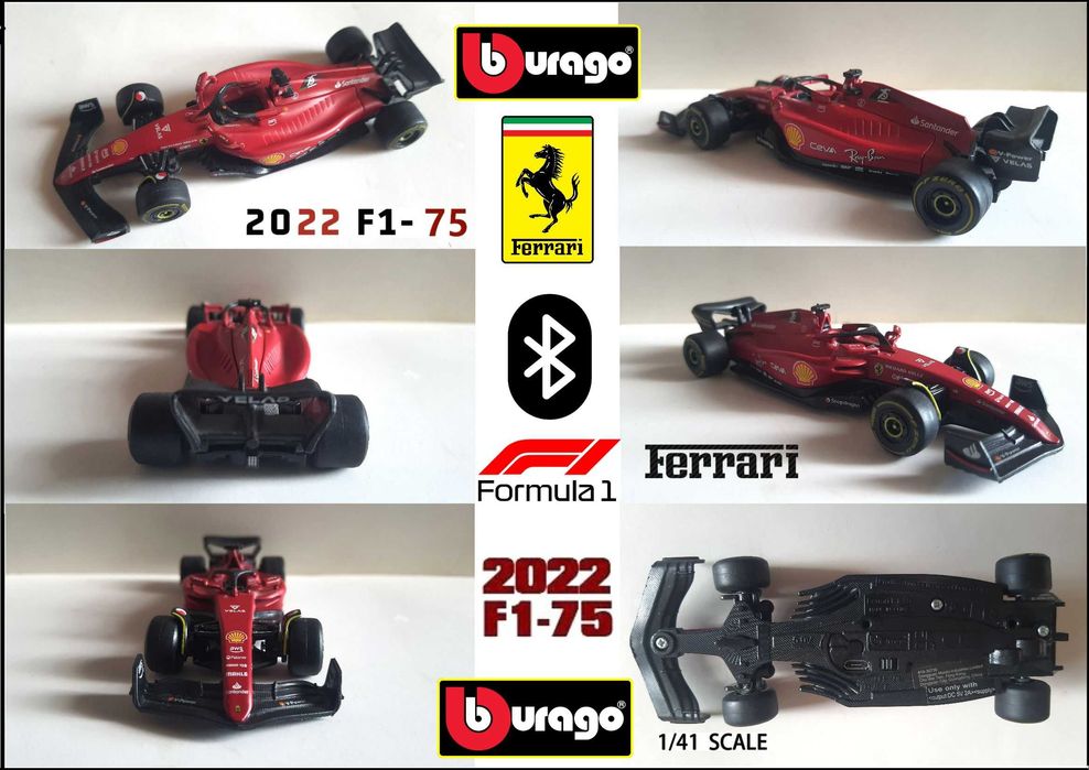Ferrari Shell Racing Bluetooth Bburago - Мащаб 1:41
