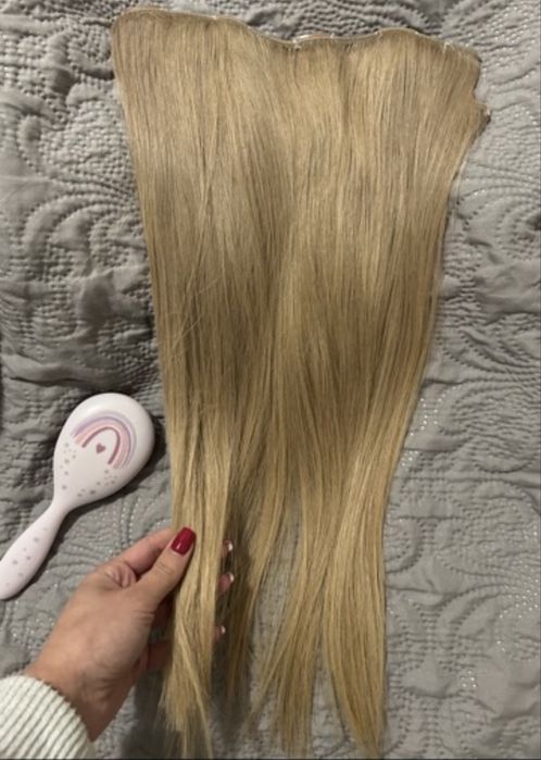 Естествена коса , руса 55см