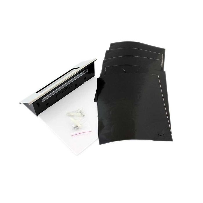 Placa numar casa iluminata LED, incarcare solara, carcasa din INOX