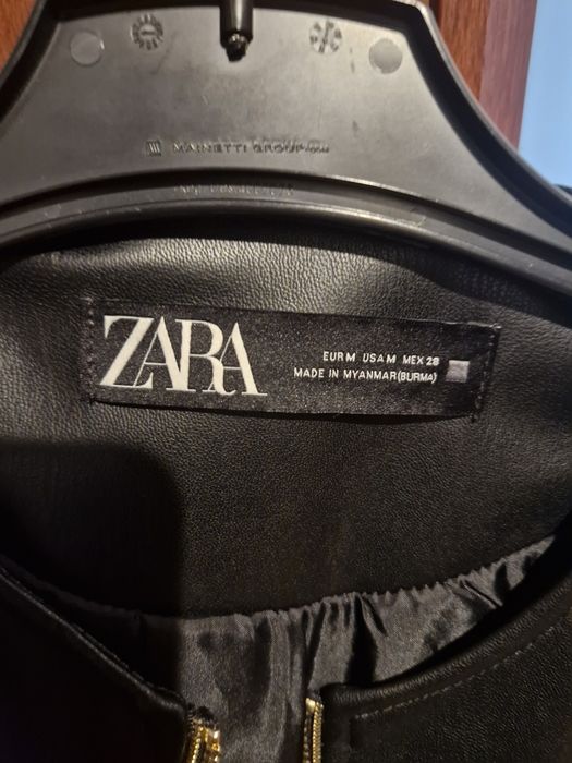 Geaca de piele Zara