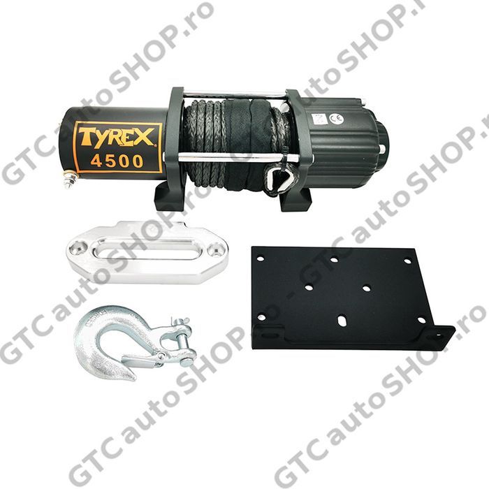 troliu tyrex 4500sp atv cablu sintetic